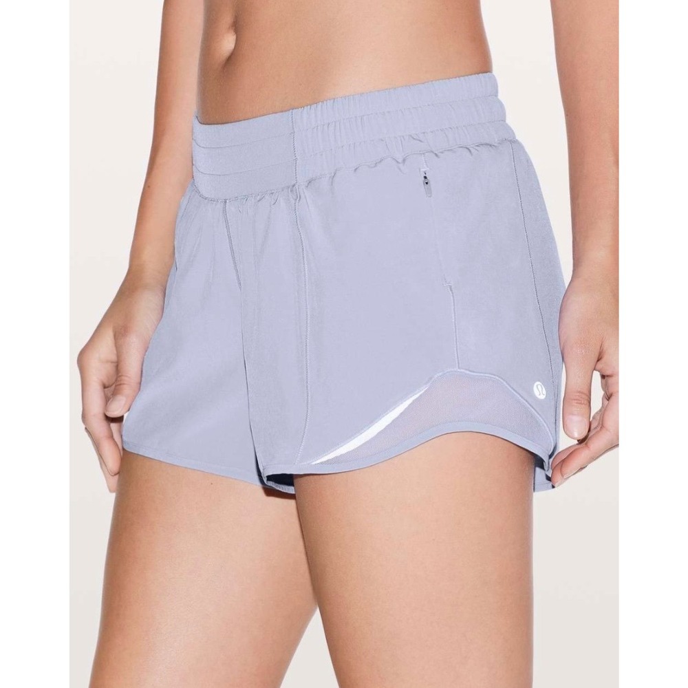 Lululemon Hotty Hot Short II *Long 4" Berry Mist 4 Running Gym Athletic
